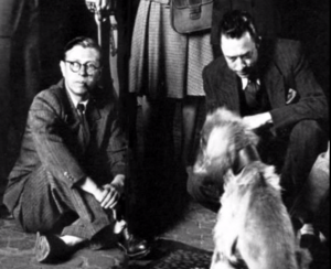 Sartre et Camus posant ensemble